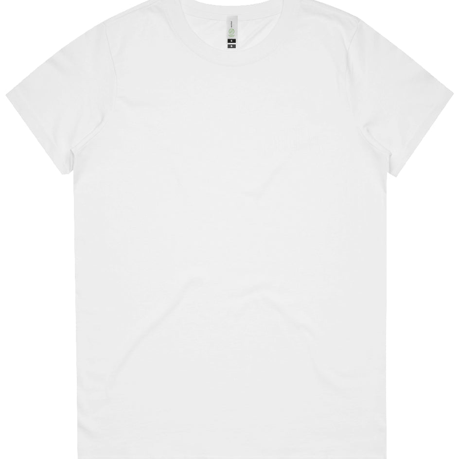 A Live Not Die product photo of the generosity wins t shirt in white
