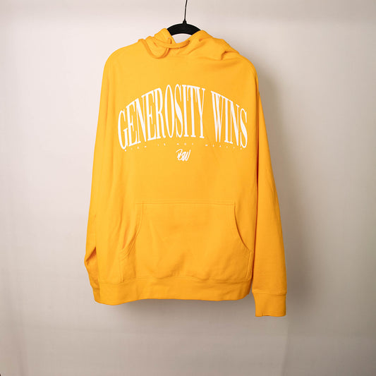 Generosity Wins Hoodie (Gold)